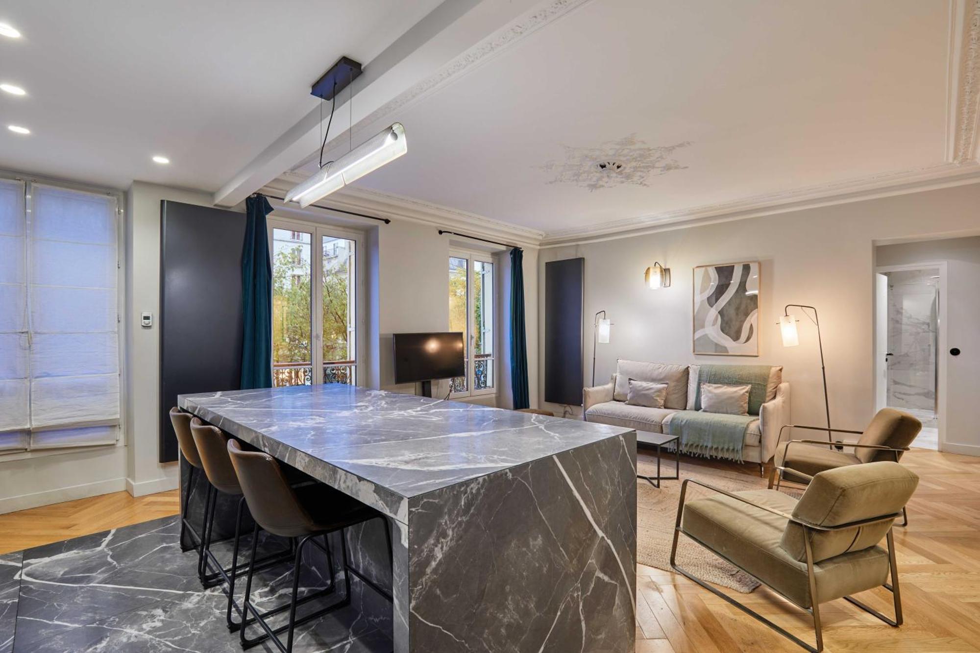 Magnificent Apartment - 3Br- 8P - Batignolles Paris Luaran gambar